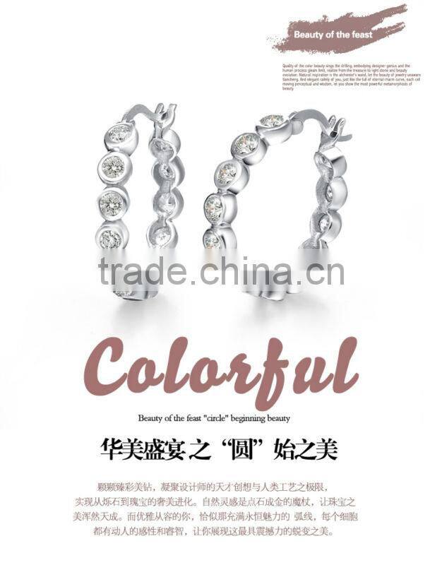 21018 cross drop earring