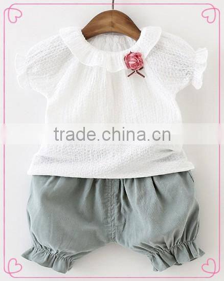 2017 latest fashion unique birthday cute breathable kids wear skirts children girl baby clothes clothing set