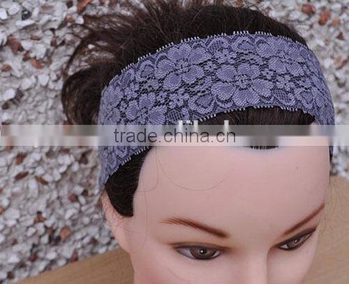 Fashion white HOT popular cotton spring lace hairband
