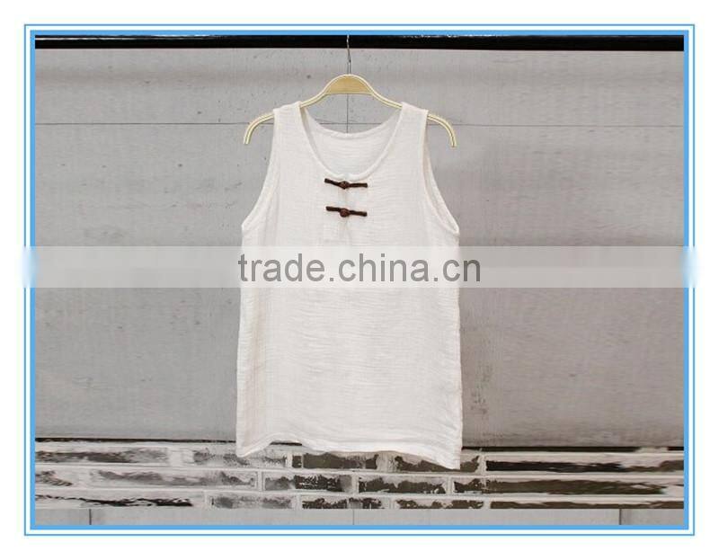 2016 Wholesale High Quality Cotton Vintage Vest Women