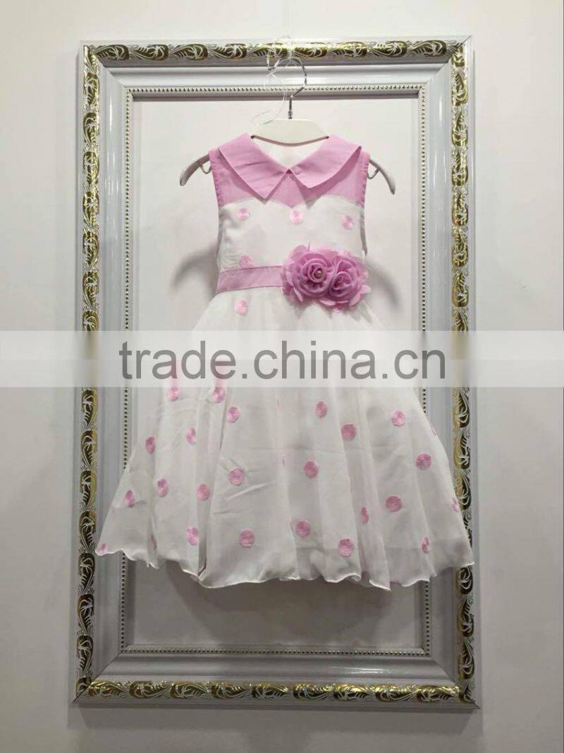 2015 latest dress designs for kids rose fancy dress costumes