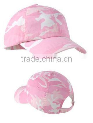 100% Cotton Twill Baseball Camo Low Profile Camouflage Caps Pink Camo Baseball Cap Blank Orange Camo Caps Wholesale