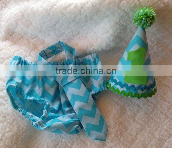 Baby Infant Cute 3PCS Bloomers Sets Short With Tie And Hat Baby Clothes