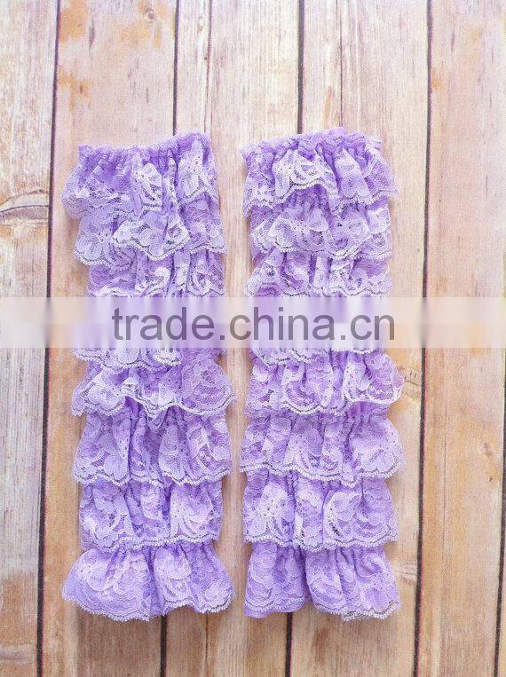 Newborn Infant Baby Ruffle Chiffon Leg Warmer Cute Knitted Winter Autumn Legging
