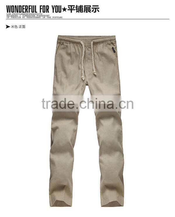 wholesale fashional mens linen pants