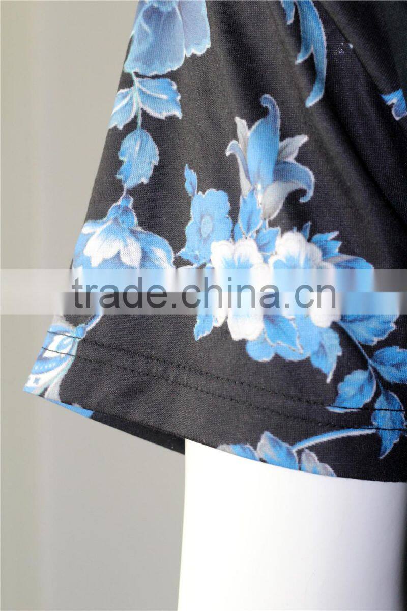 2015-2016 new design export men short t-shirt, printed men's shirts, high quality shirts