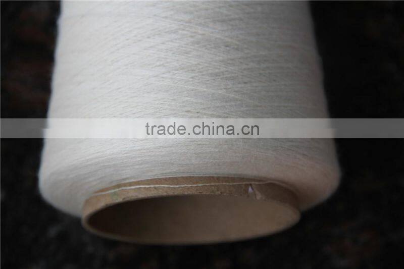 2017 cheap price T/C 65/35 40s combed polyester blended yarn for knitting