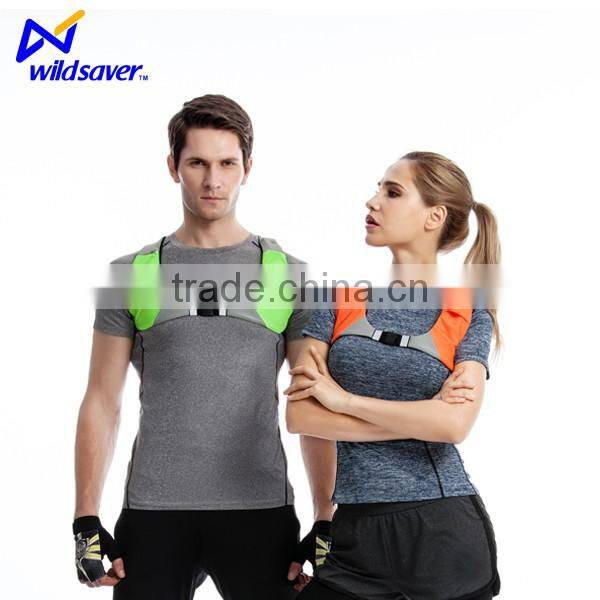 LED X running man vest design for night joggers