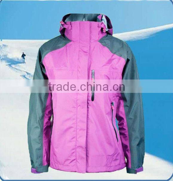 winter sports jackets with hood, custom design, 2014 new style, high quality stylish sports jacket