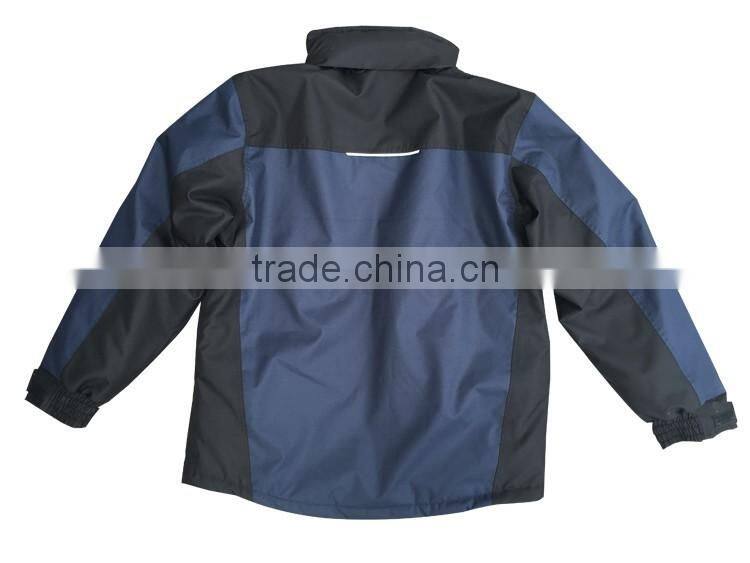 OEM waterproof wear-resisting men's working bomber jacket polyster Parka jacket