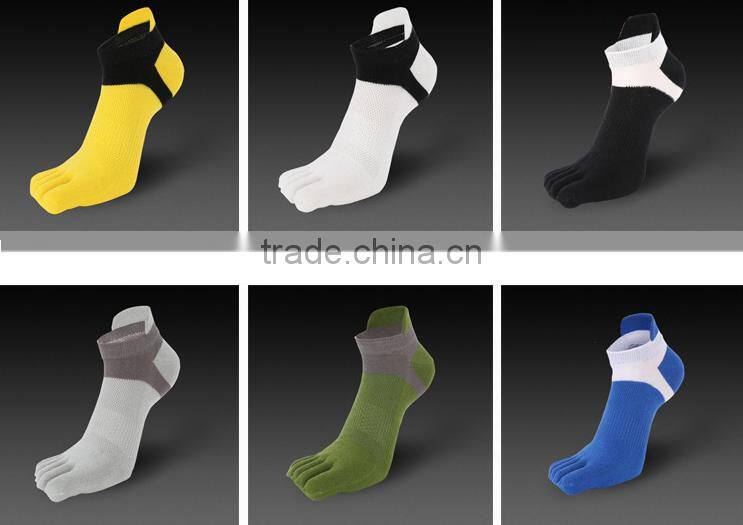 Toe socks breathable mesh cotton men's socks