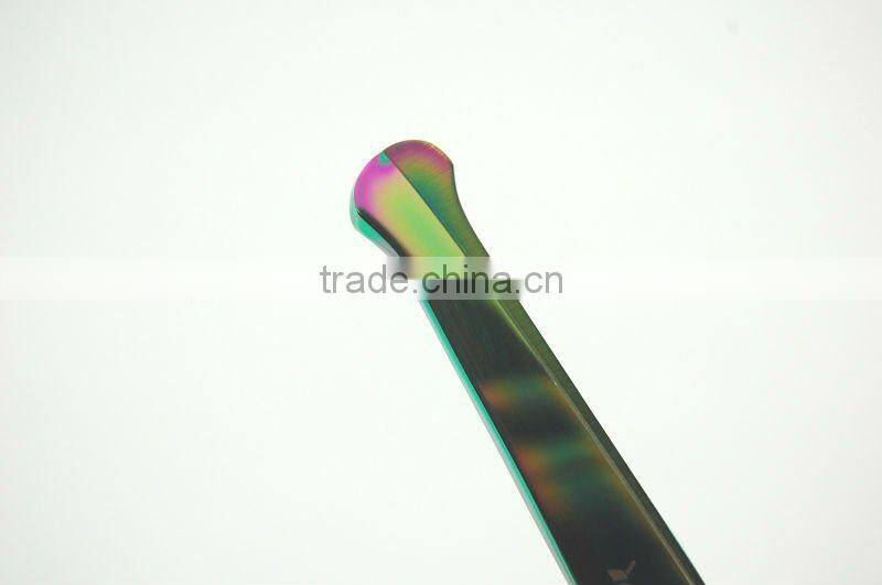 Pet Dog Grooming Shears Sissors CURVED TITANIUM COATED