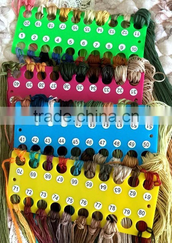 Plastic Embroidery Cross stitch Thread Organiser Board