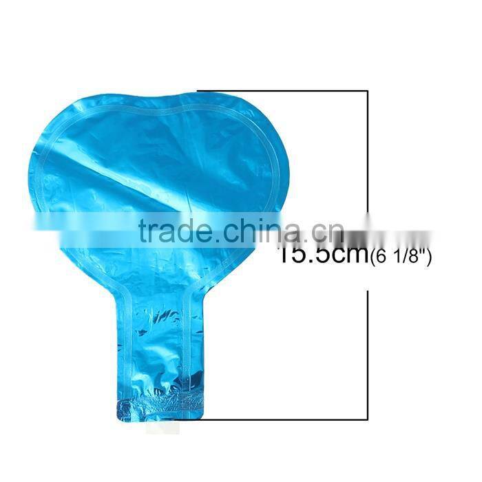 Aluminium Foil Balloons Party Decoration Heart Blue