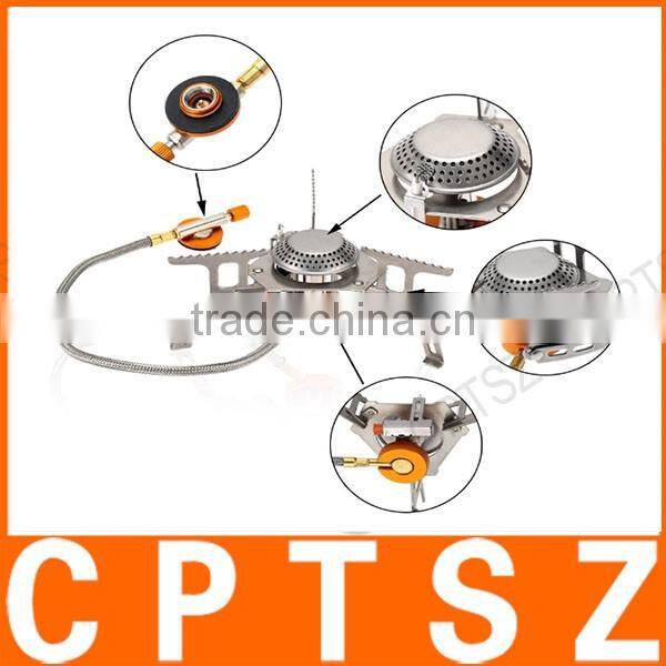 LIXADA Camping Gas Stove Outdoor Cooking Portable Foldable Split Burner 3000W