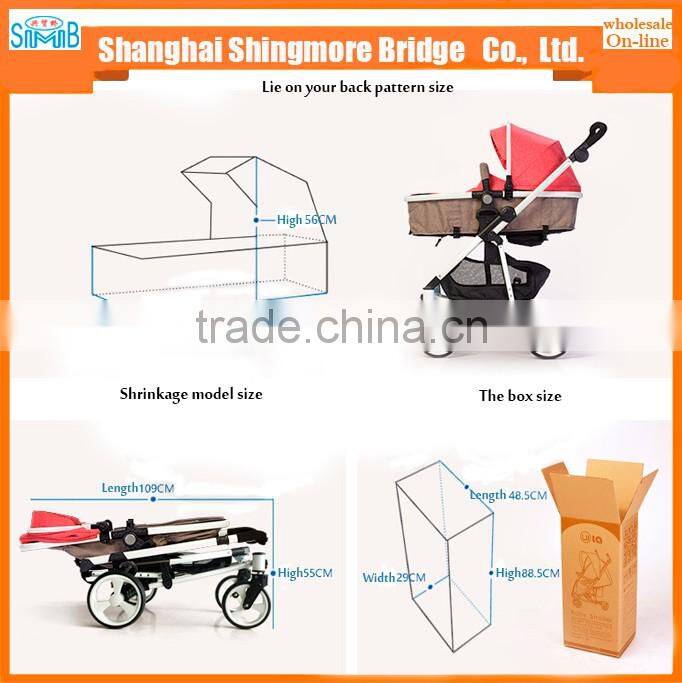 2016 China baby goods factory hot wholesale baby stroller aluminum baby walker