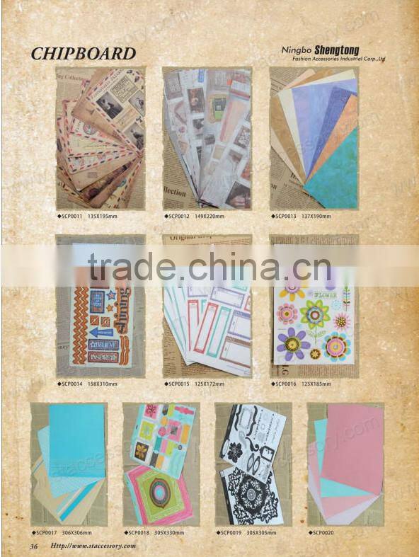 wholesale cheap paper chipboard sticker room decor embellishment art