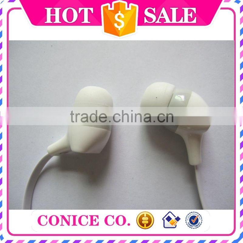 top quality cheap flat cable earbuds magic sound stereo in-ear earphone for mobile phone