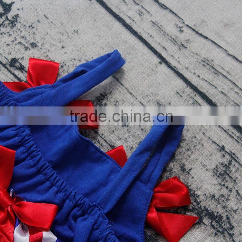 Royal Blue 4th Of July Clothes St Patricks Day Clothing Swing Top Set M7042006