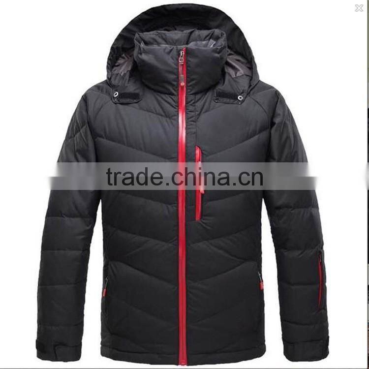 2016 Custom Fur Hood Hollow-cotton Padded Woodland Men Winter Jacket