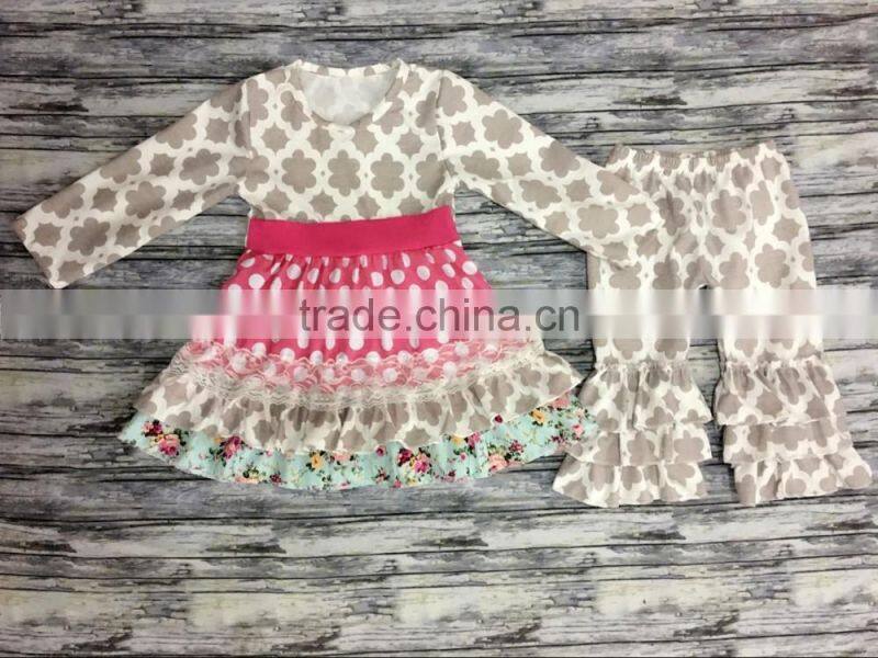 Toddlers clothing easter girls wholesale boutique clothes colorful easter new baby bunny girls outfits