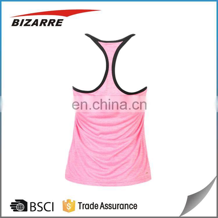 Fashion sublimation printing running singlets tank tops womens