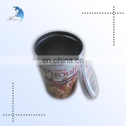 Wholesale Customized Stainless Steel Anti-humid Round Shape Metal Food/Tea Box