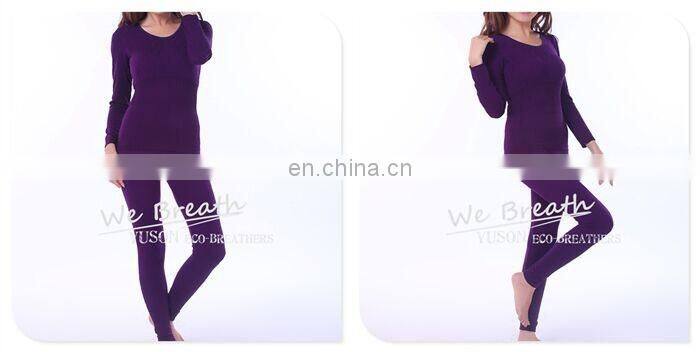 Ladies Thermal Underwear Suits Seamless Organic Bamboo