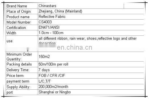 Reflective bracelet with customized logo imprint