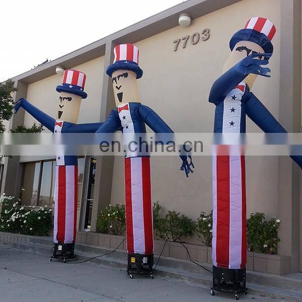 red floating air dancer with blower for hot sale