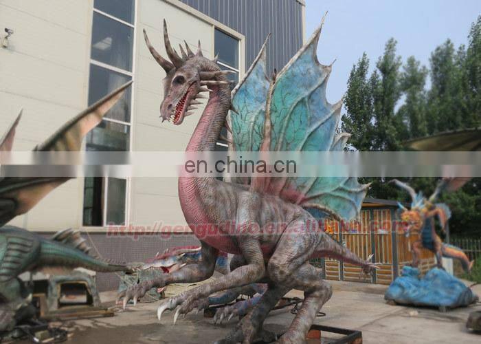 Theme Park Decoration High Simulation Large Dragon Model