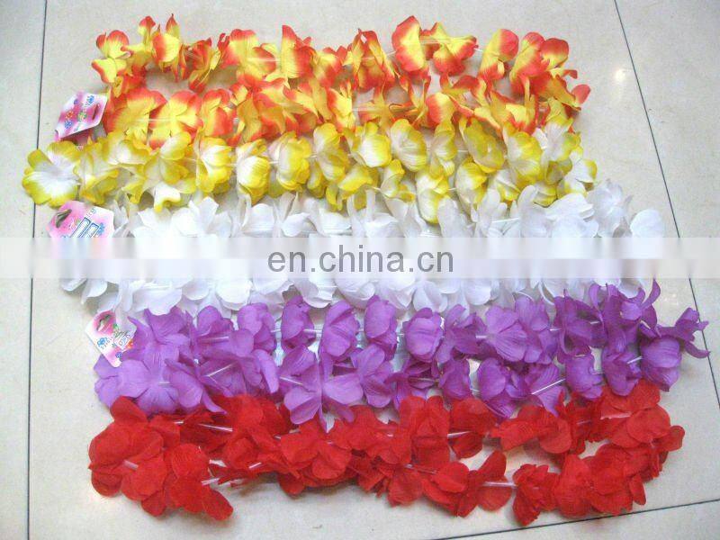 hawaii party plastic flower lei H-P061
