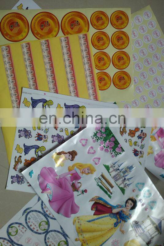 Hot Selling Promotional printed cartoon vinyl sticker