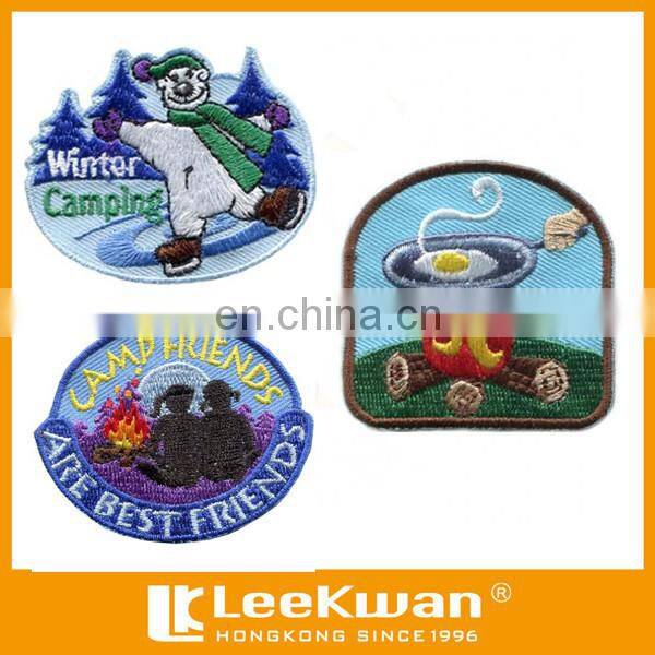 Scouts Camp or family camp project custom embroidery patch