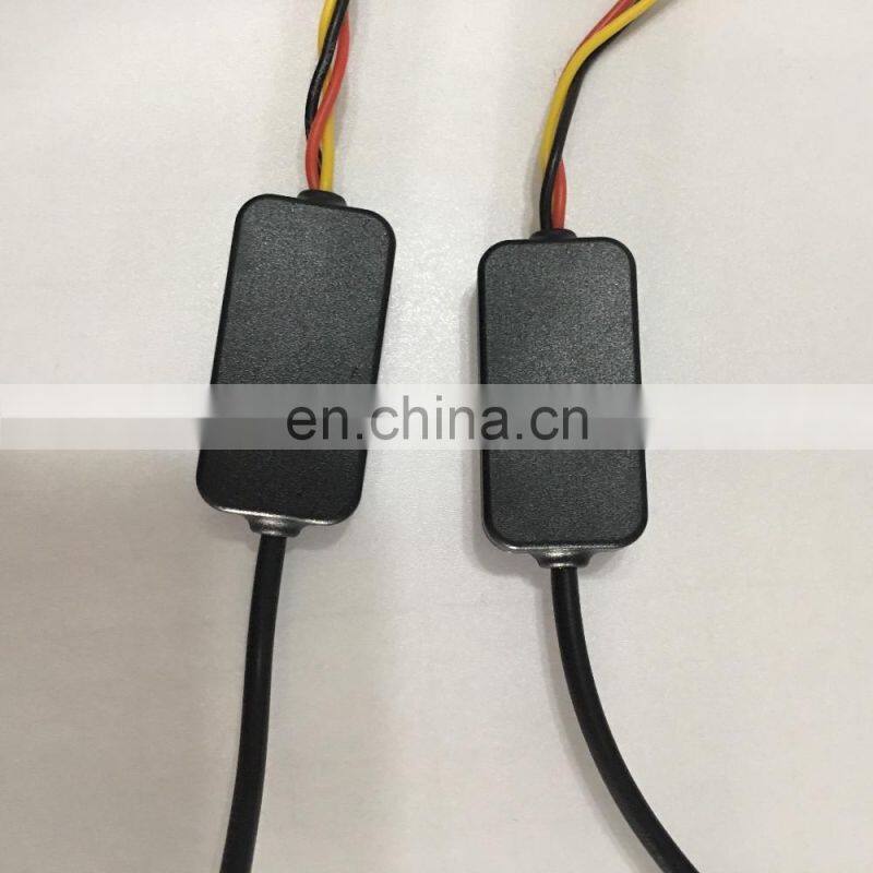 dual color cotton light LED halo ring angel eyes white amber