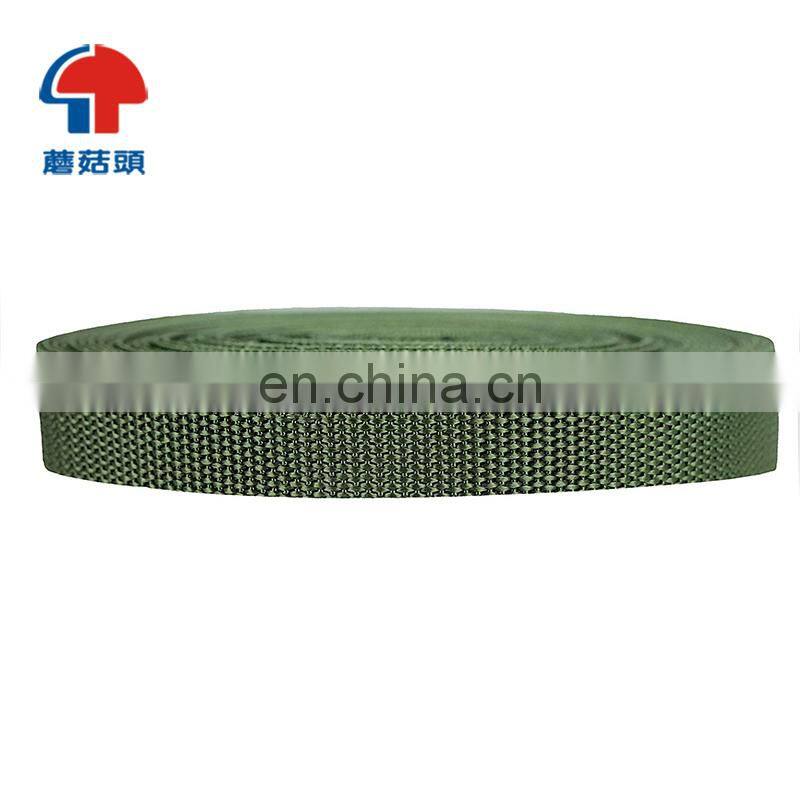 colorful nylon webbing tape band custom polyester webbing strap for safe seat belt