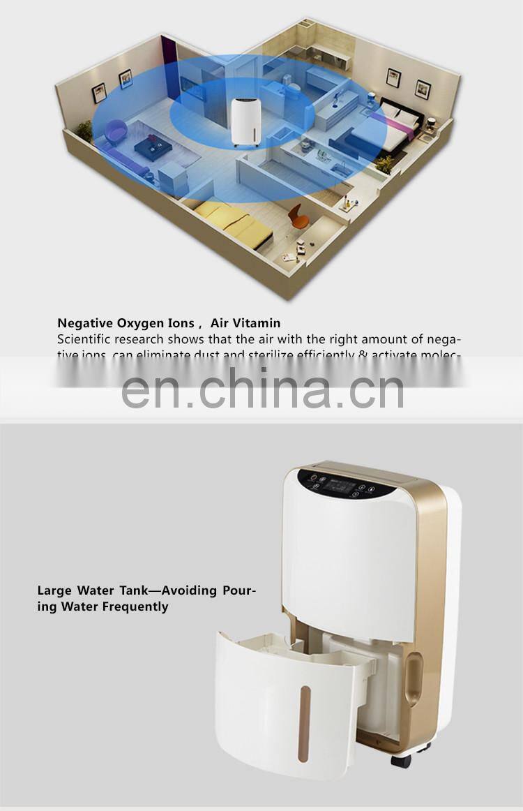 20L/D portable dehumidifier storage room air dryer with remoter