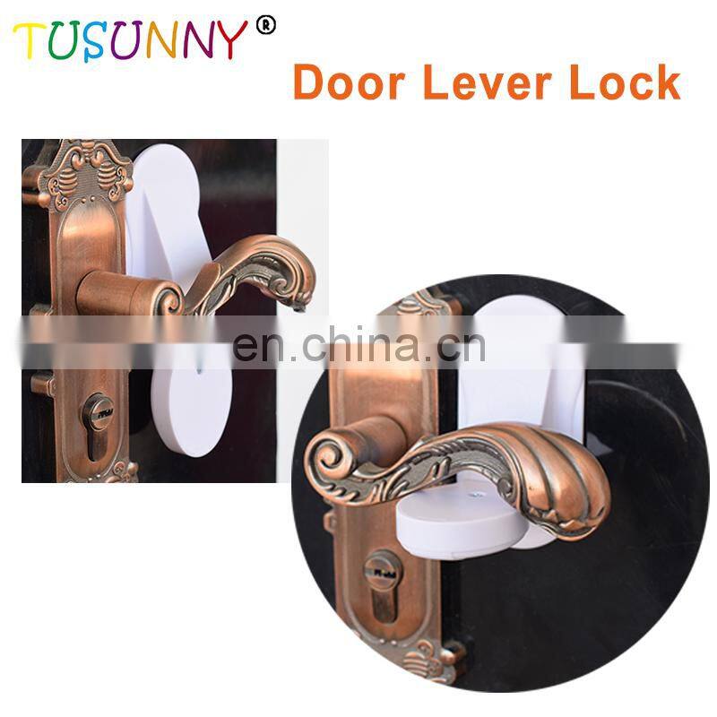 Childproof Safety Door Lever Lock (2 Pack)