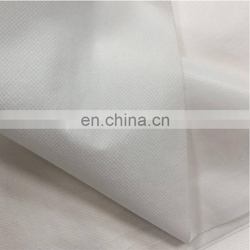 non woven spunbond laminated fabric with PE membrane
