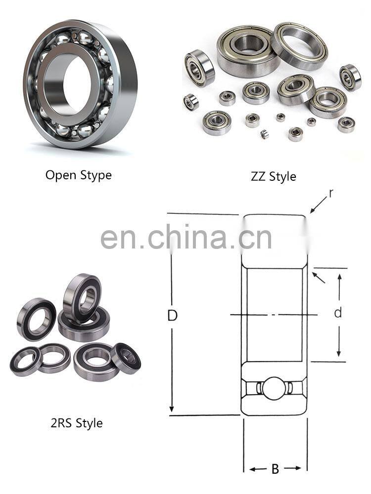 Bearing 695zz with size 5x13x4 mm deep groove ball bearing 695 zz 695z 695 z