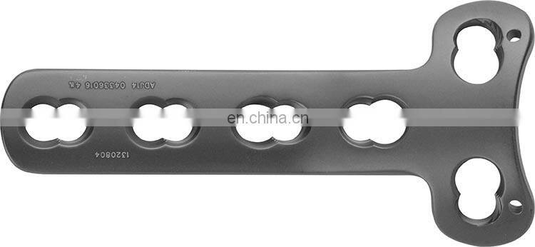 Orthopedic small bone T type veterinary bone plate