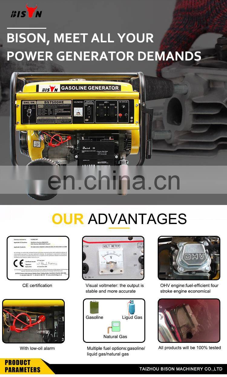 Gasoline Generator 7500 Top Sale Three Phase 220v 380v Portable 3/5/6/8Kw Micro Power