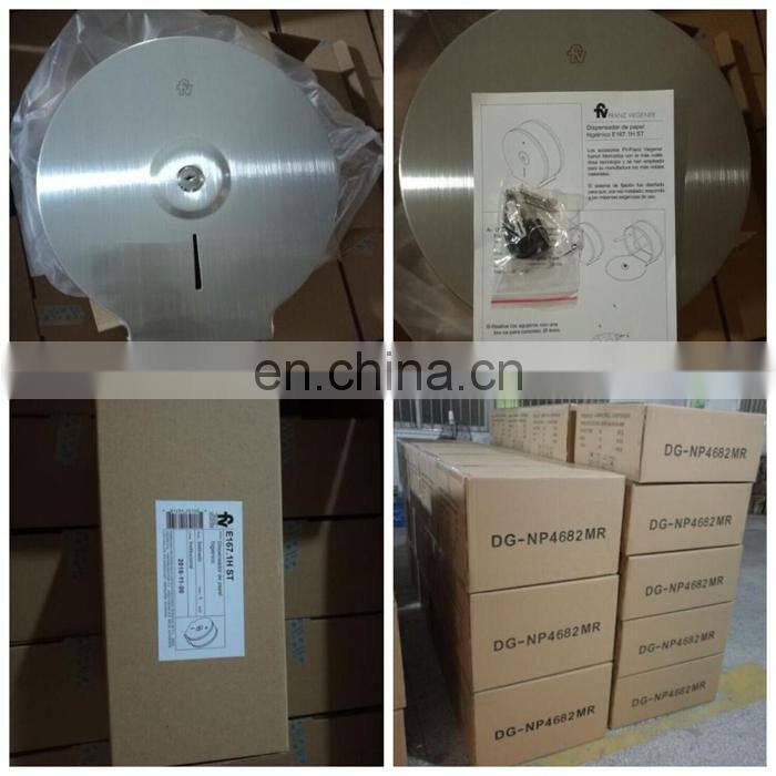 304 stainless steel roll jumbo tissue triple toilet paper dispenser