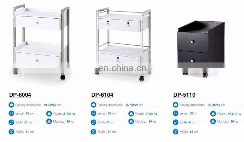 barber shop furniture moving trolleys for beauty shop