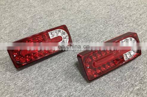 W463 rear bumper light fit for G-class W463 G500 G55 G63 tail light black and red LED g class rear bumper fog lamp
