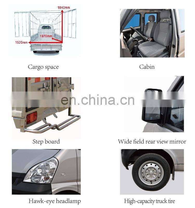 multi-utility Double-cabin stake type with tarpaulin cargo truck