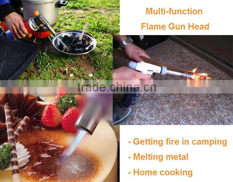 (8-91510) Wholesale Outdoor Flame Gun Lighter Portable Gas Welding Torch