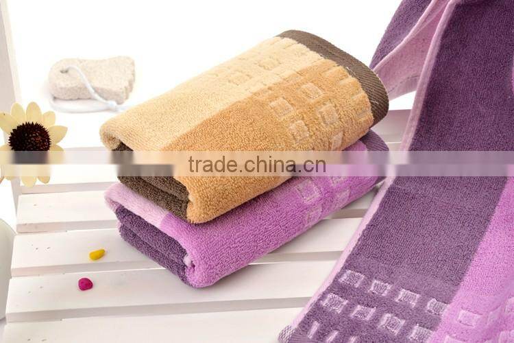 Factory direct sale cotton stain jacquard thick face towel