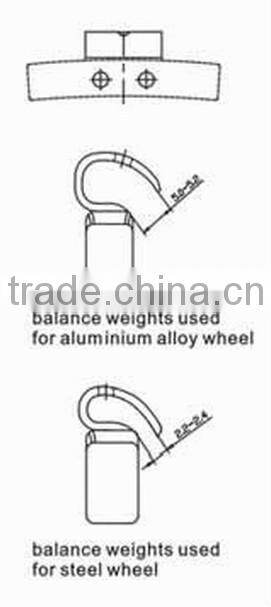 STICK AND ADHESIVE FE OR ZINC WHEEL