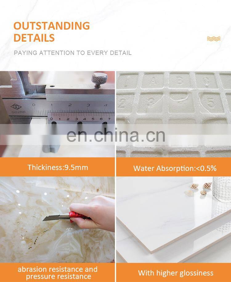 300x900mm Bathroom Washroom Ceramic White Wall Tile Design Pictures Purfle Decoration